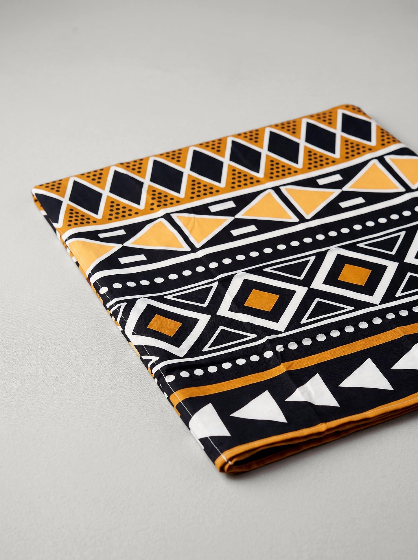 Brown print scarf