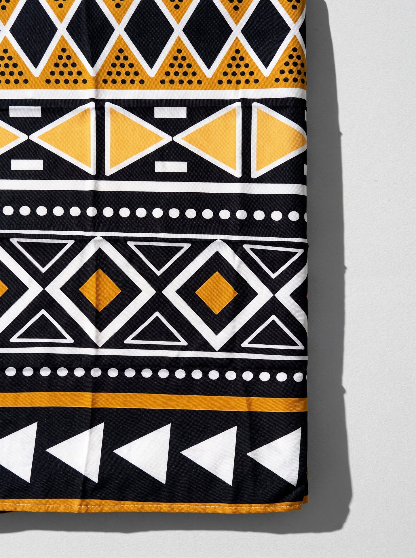 Brown print scarf