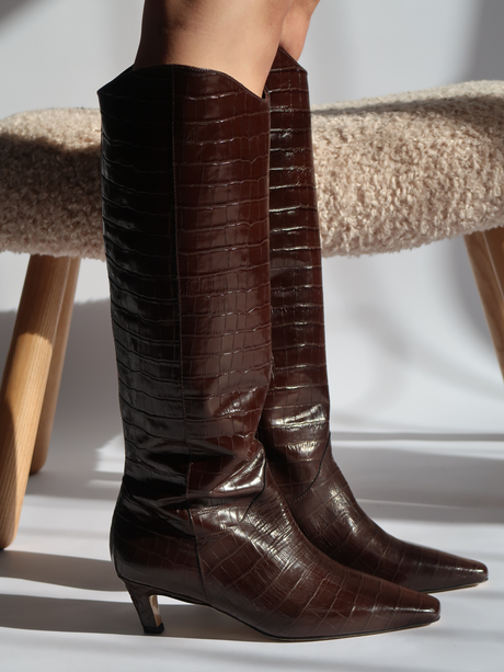 Nubia Croco Brown