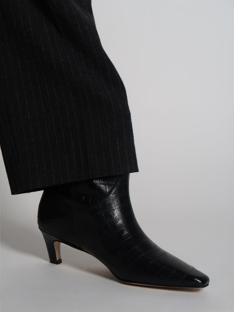 Ryder Croco Black - SHOEZ