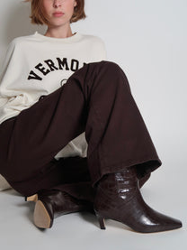 Ryder Croco Brown - SHOEZ