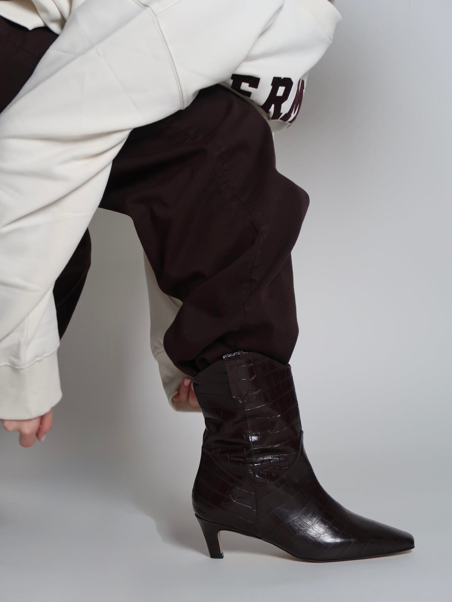 Ryder Croco Brown - SHOEZ