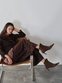 Elena Dark Brown - SHOEZ