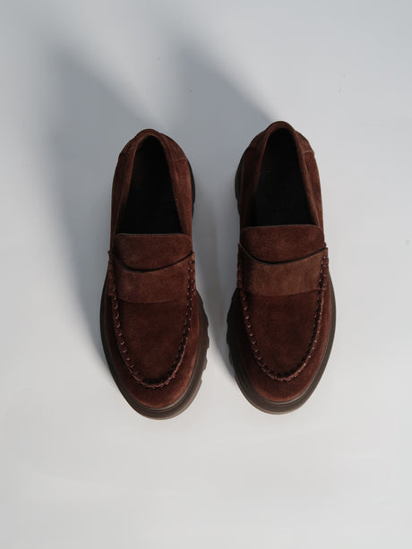 Collins Brown Suede
