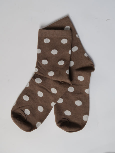 Black socks with white stripes