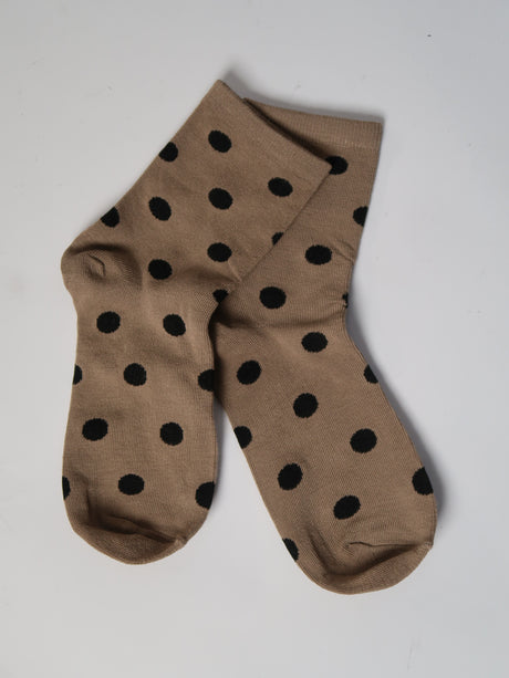 Black socks with white stripes