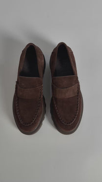 Collins Brown Suede