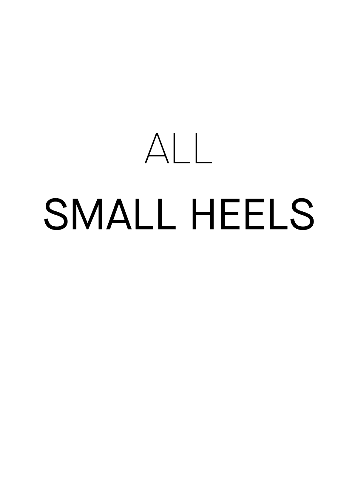 Small Heels
