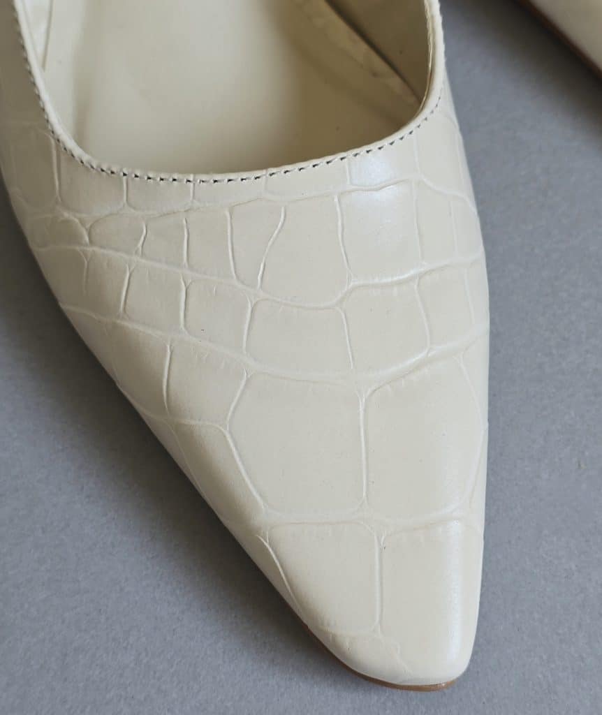 Elena Cream Croco