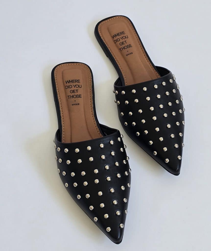 Zendaya Black Studs
