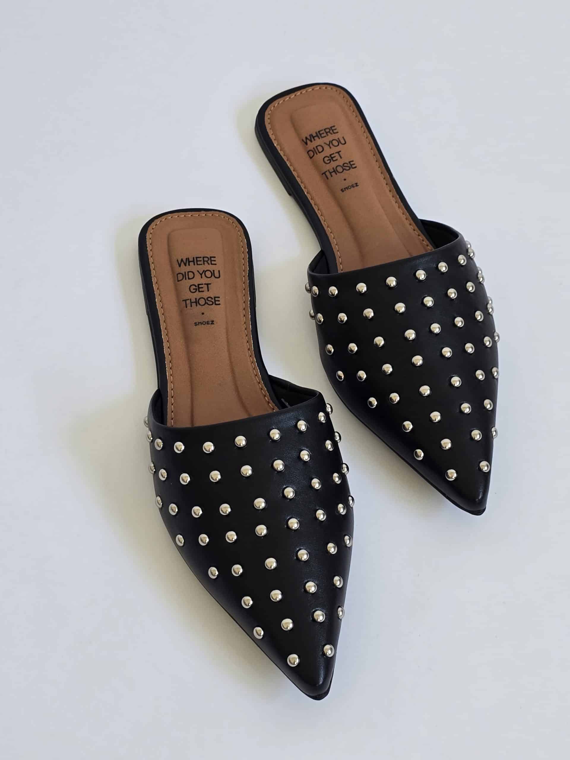 Zendaya Black Studs