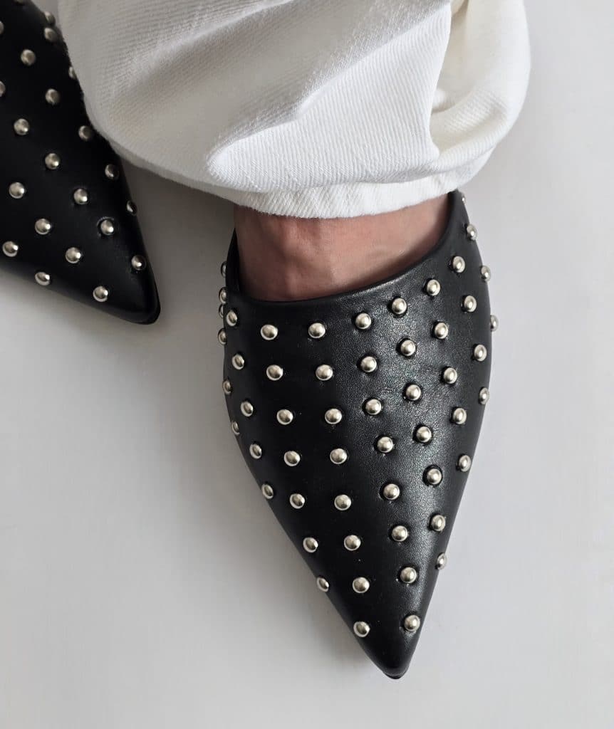 Zendaya Black Studs