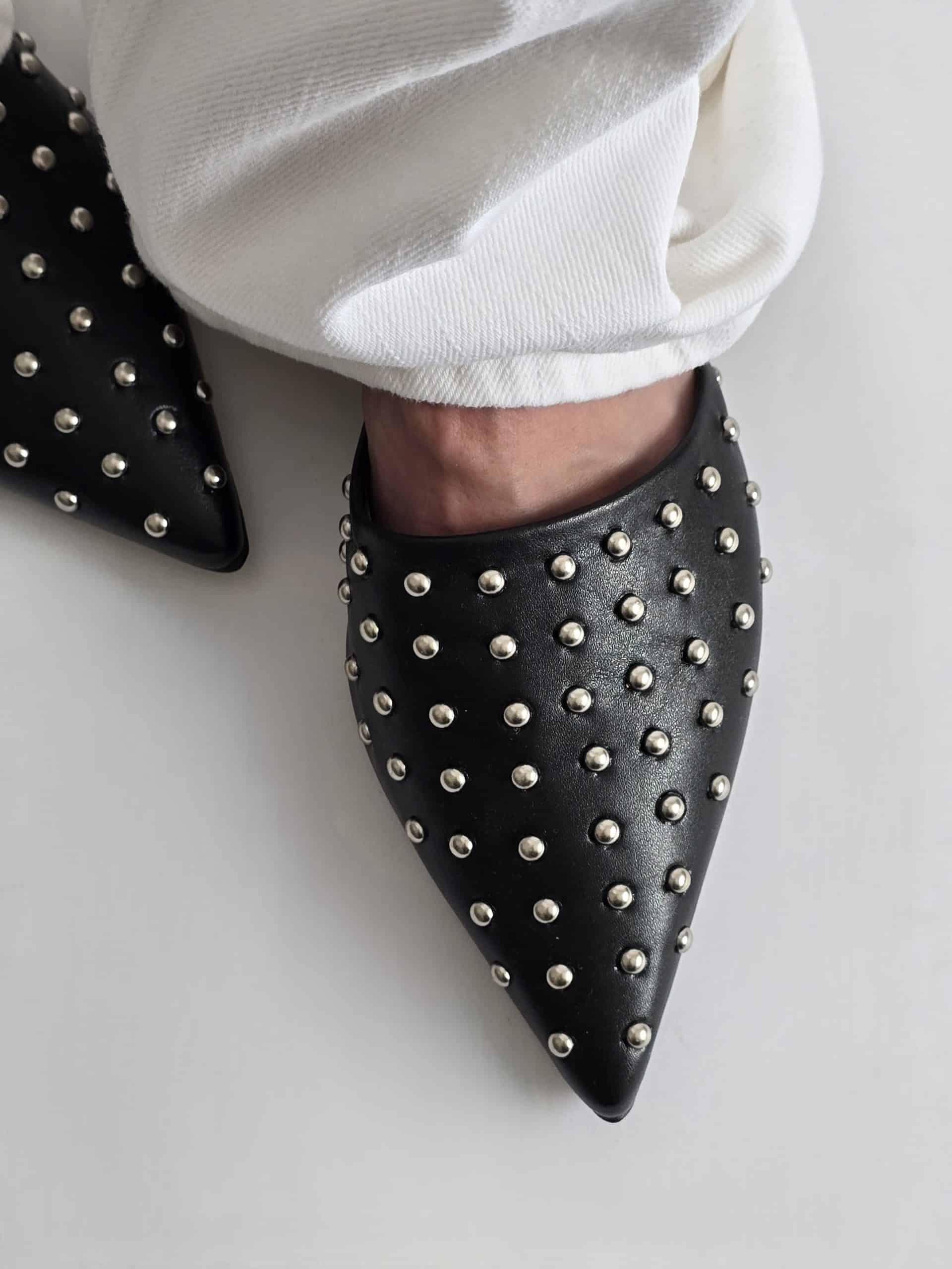 Zendaya Black Studs