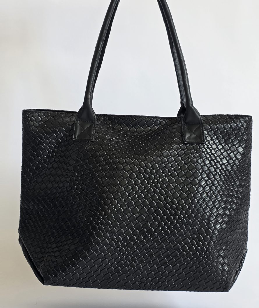 תיק Shopper שחור גדול