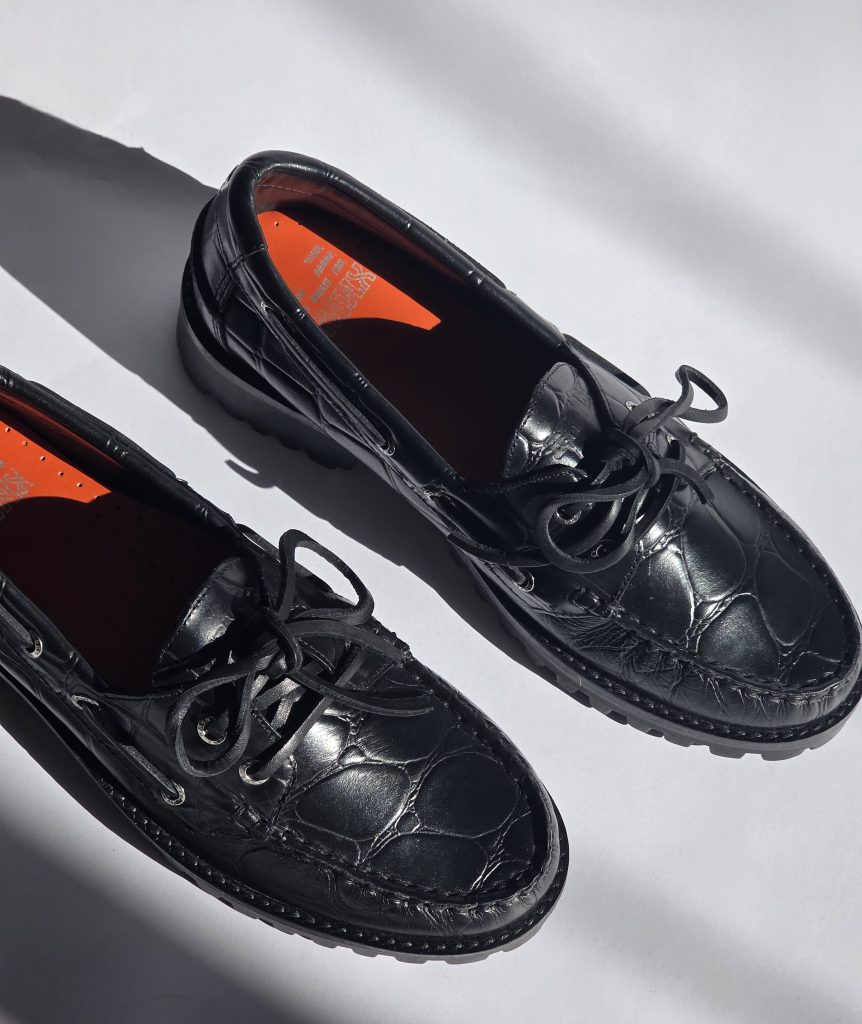 Cleo Black Croco
