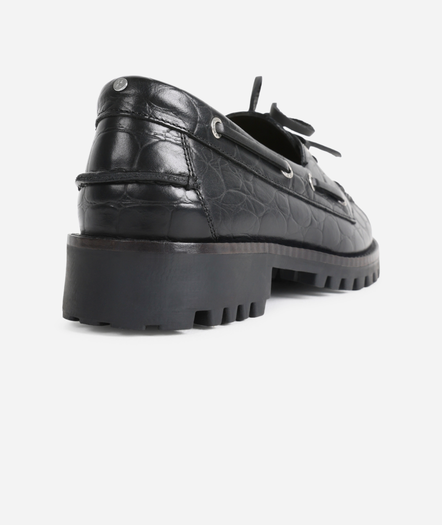Cleo Black Croco