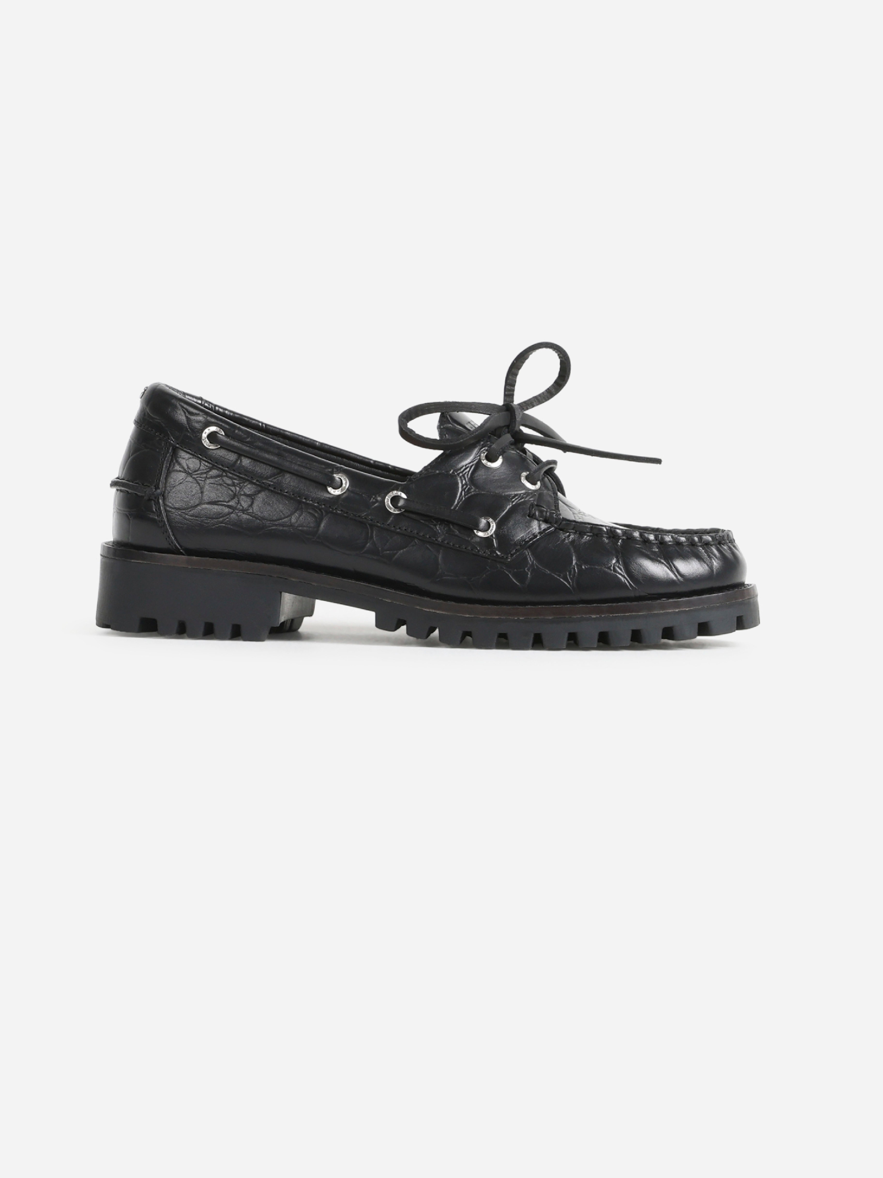 Cleo Black Croco