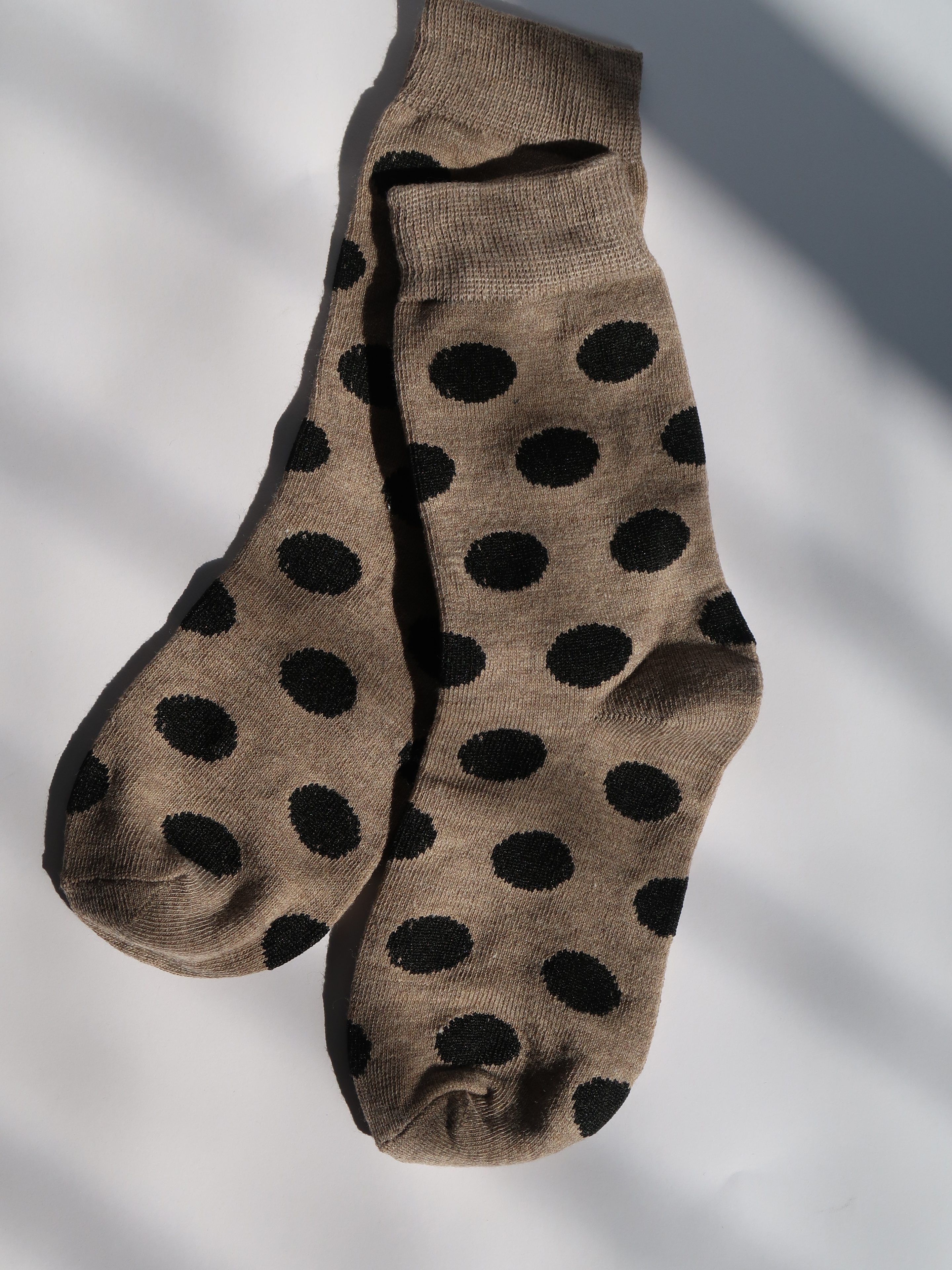 גרביים מוקה נקודות